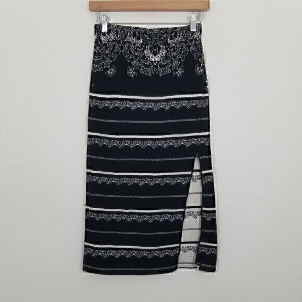 Free People High Waisted Knit Skirt Size XS